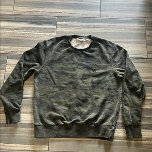 Eleven Paris Green Camouflage Crewneck Sweater